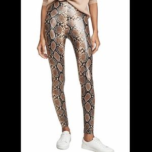Commando brown snakeskin leggings